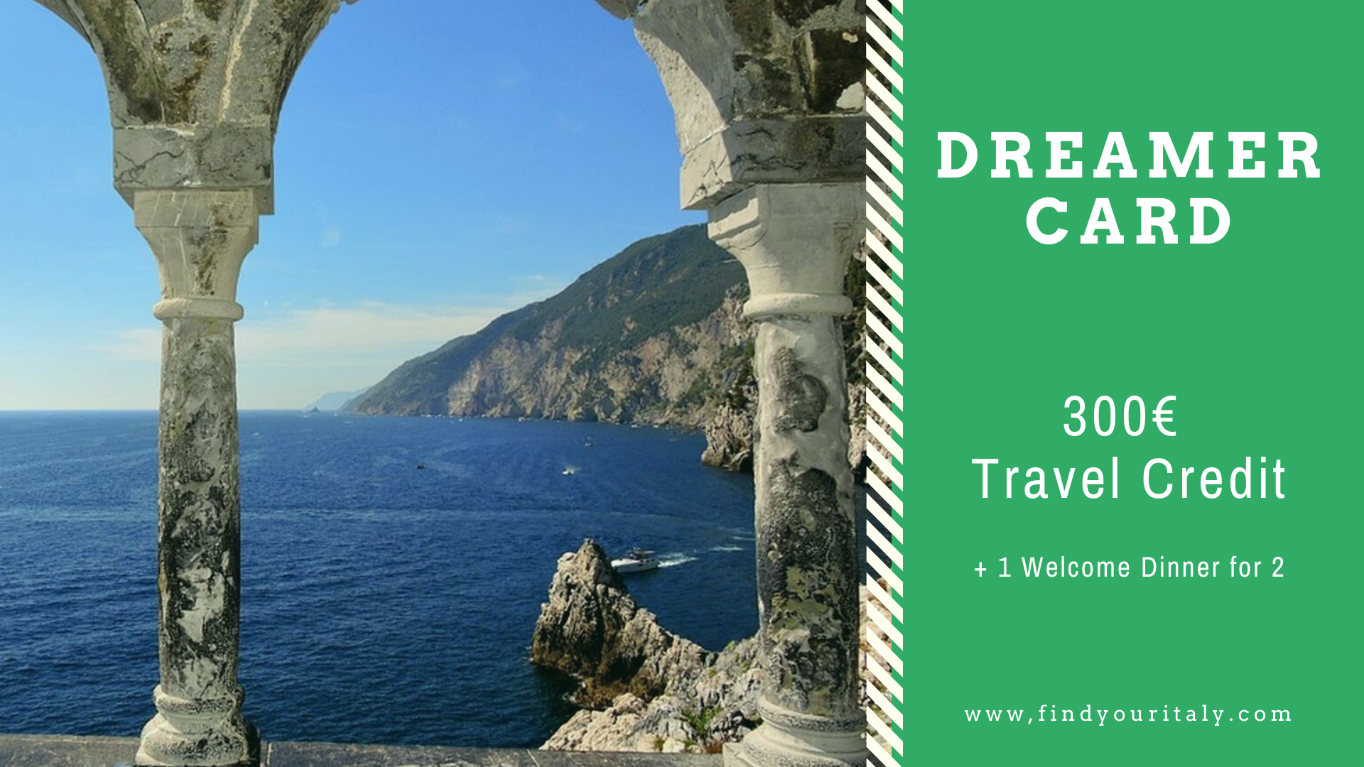 travel gift card voucher card italy sustainable responsible travel