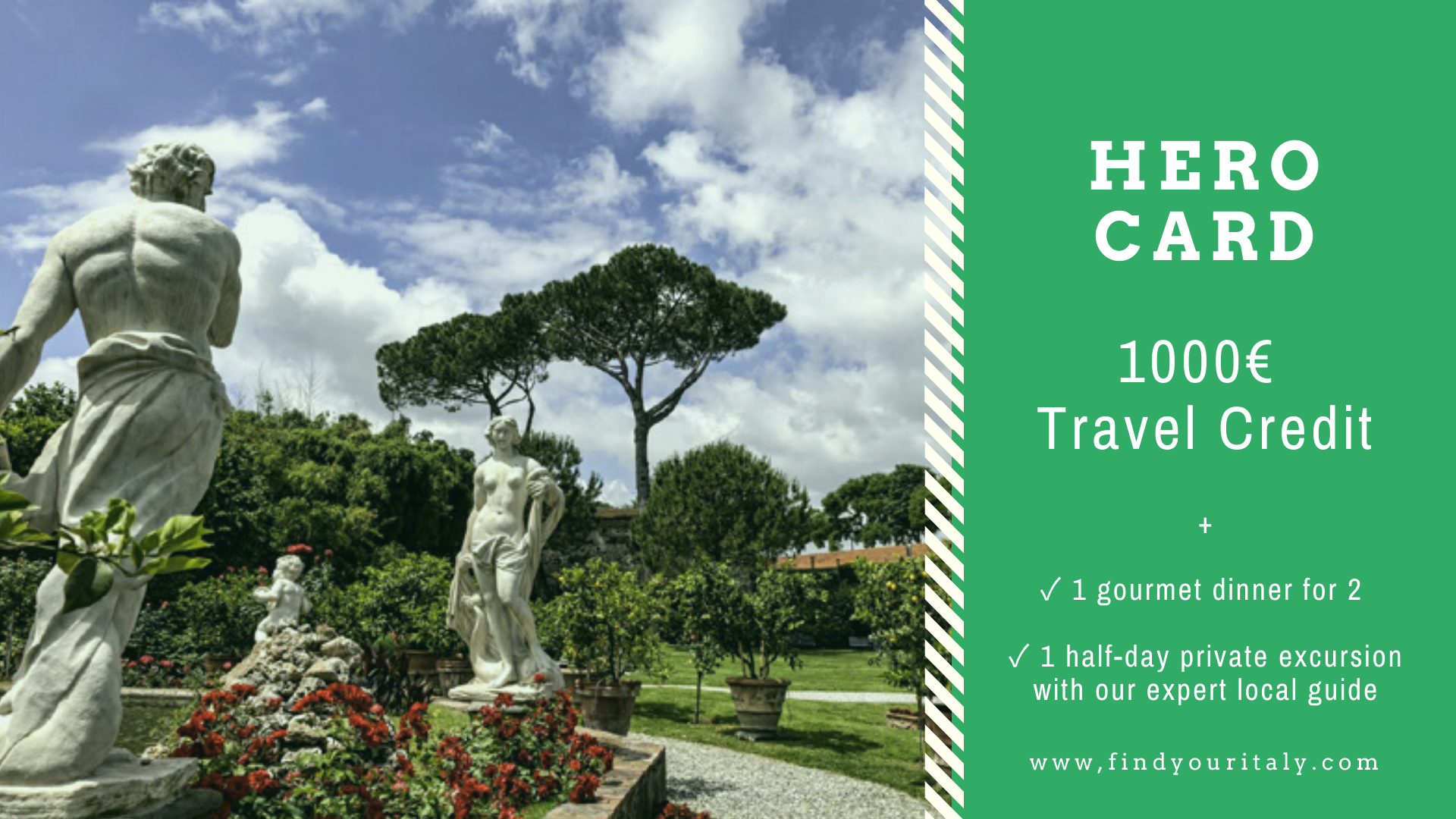 travel gift card voucher card italy sustainable responsible travel_ hero card